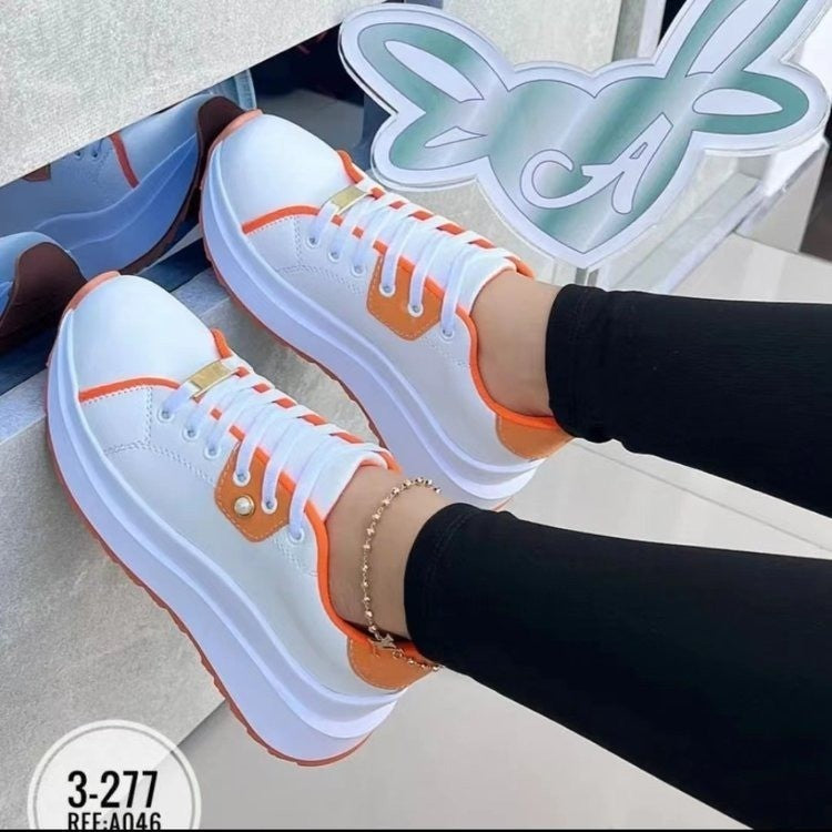 Coloured Trim Trainers