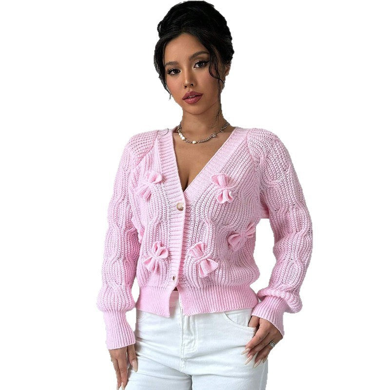 Cute Bowknot Cardigan